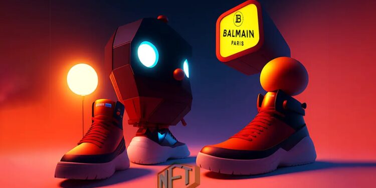 高級ファッションブランド「バルマン」、NFTスニーカーコレクションを限定発売